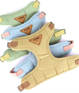 Ademend Nylon Harnas met Riem – Comfortabel Vest voor Katten & Kleine Honden