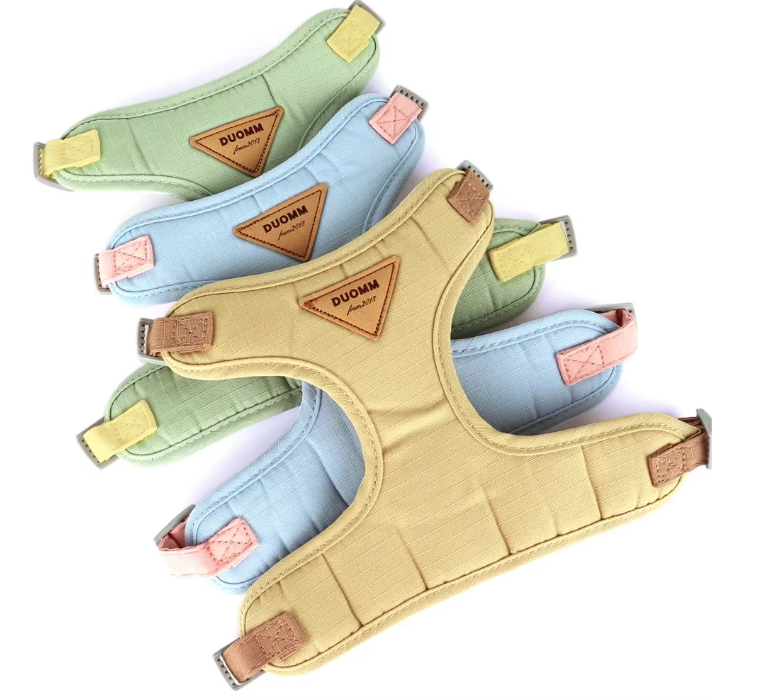 Ademend Nylon Harnas met Riem – Comfortabel Vest voor Katten & Kleine Honden