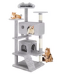 Kattenboom 137 cm – Multi-Level Krabpaal met Grot, Hangmat & Speelplekken