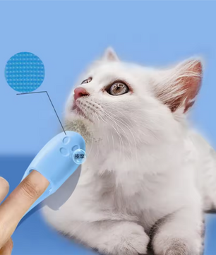 Siliconen Kattenborstel – Zachte Scrub & Reinigingstool voor Vacht en Huidverzorging