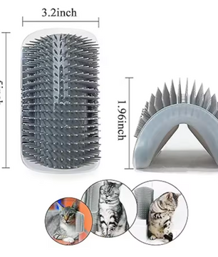 Kattenborstel met Kattenkruid – Hoekborstel & Zelfmassager