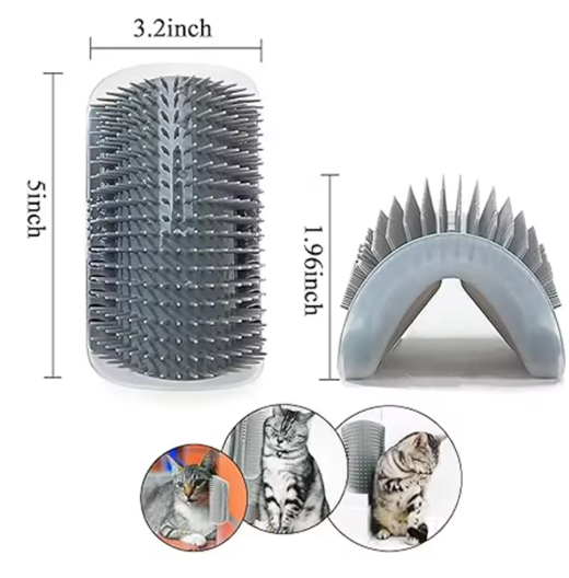 Kattenborstel met Kattenkruid – Hoekborstel & Zelfmassager
