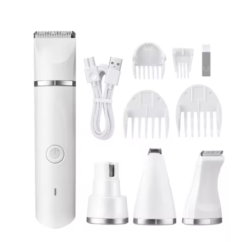 4-in-1 Elektrische Huisdier Tondeuse – Trimmen, Scheren & Nagels Vijlen