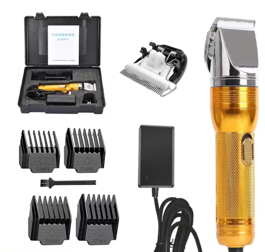 380W Elektrische Huisdier Tondeuse – Draadloze Trimmer voor Katten, Honden, Konijnen & Schapen