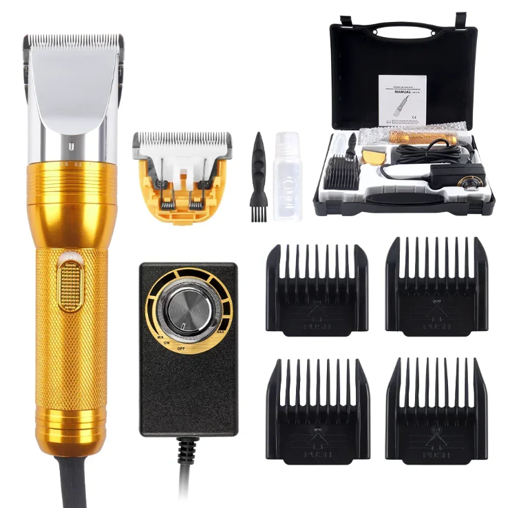 380W Elektrische Huisdier Tondeuse – Draadloze Trimmer voor Katten, Honden, Konijnen & Schapen