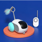 Automatisch Kattenspeelgoed Auto – Interactieve RC Speelauto met Afstandsbediening & Oplaadbare Batterij