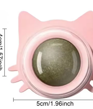 Kattenkruid Likbal – Interactief Kauwspeelgoed voor Katten, Mondverzorging & Speelplezier