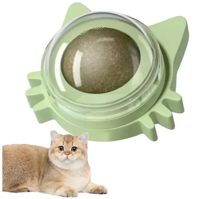 Kattenkruid Likbal – Interactief Kauwspeelgoed voor Katten, Mondverzorging & Speelplezier