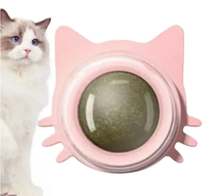 Kattenkruid Likbal – Interactief Kauwspeelgoed voor Katten, Mondverzorging & Speelplezier
