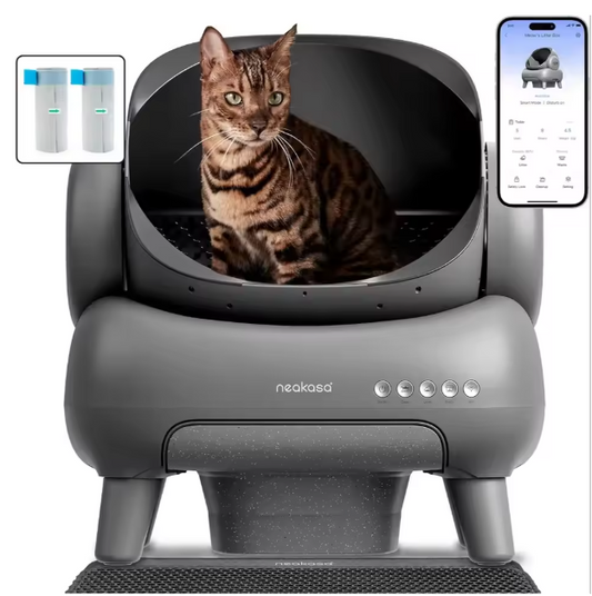 Boven Open Automatische Kattenbak – Zelfreinigend & Slim App-Gestuurd, Grote Capaciteit voor Meerdere Katten