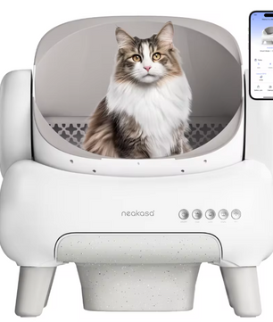 Boven Open Automatische Kattenbak – Zelfreinigend & Slim App-Gestuurd, Grote Capaciteit voor Meerdere Katten