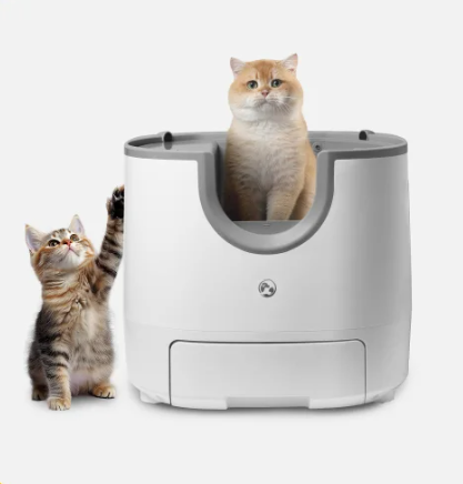 Zelfreinigende Kattenbak – Open Ontwerp met Veiligheidssensoren & Extra Grote Capaciteit