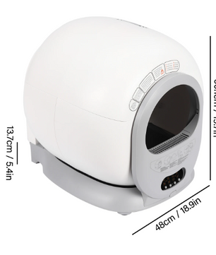 Automatische Slimme Kattenbak – Zelfreinigend met APP & Geurcontrole, 65L Capaciteit