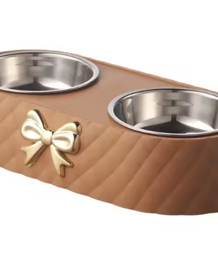 Dubbele Voerbak voor Honden en Katten – Drink- & Voerkom in Één