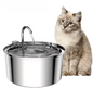 Automatische Roestvrijstalen Drinkfontein voor Kat & Hond – 3L Capaciteit, USB & Stil