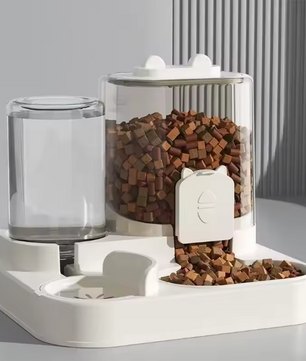Automatische Voer- en Drinkbak voor Katten & Honden – Grote Capaciteit & Dubbele Functie