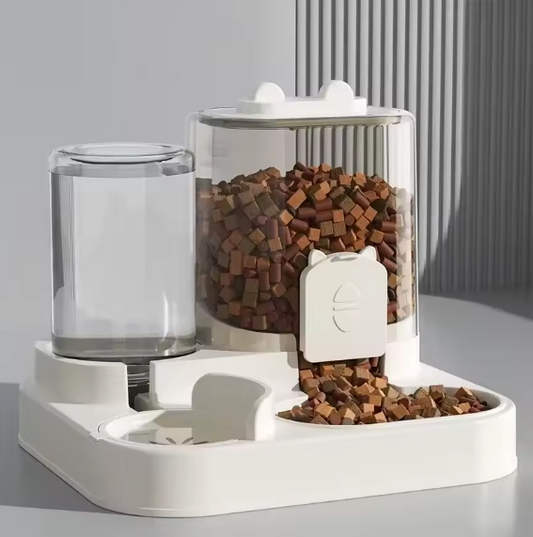 Automatische Voer- en Drinkbak voor Katten & Honden – Grote Capaciteit & Dubbele Functie