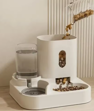 Automatische Voer- en Drinkbak voor Katten & Honden – Grote Capaciteit & Dubbele Functie