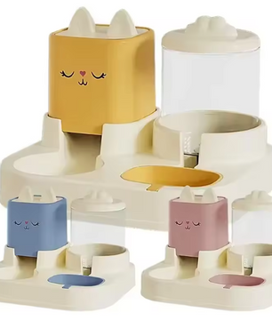 Automatische Voer- en Drinkbak voor Katten & Honden – Grote Capaciteit, 2-in-1 Ontwerp
