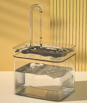 Automatische Kattenwaterfontein – 1,5L, USB & Stil Design