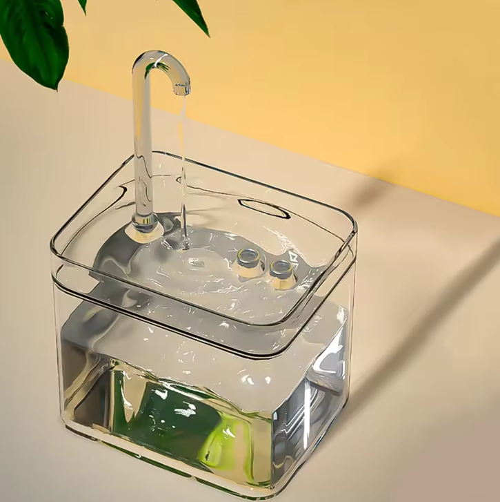 Automatische Kattenwaterfontein – 1,5L, USB & Stil Design