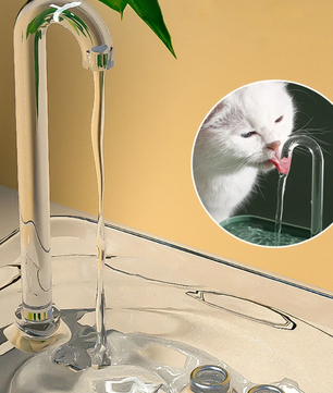 Automatische Kattenwaterfontein – 1,5L, USB & Stil Design