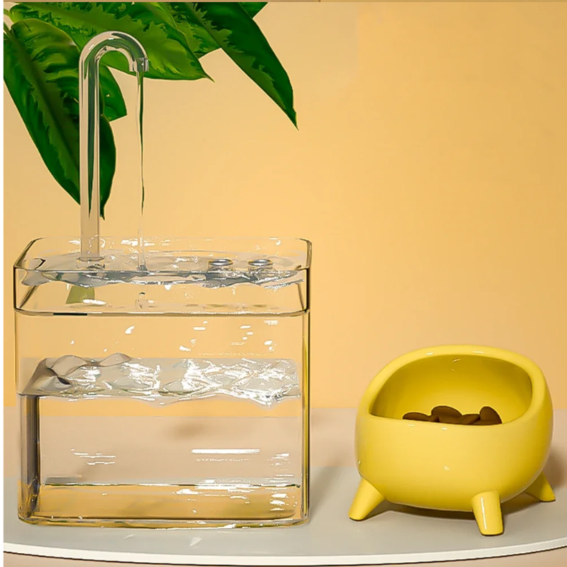 Automatische Kattenwaterfontein – 1,5L, USB & Stil Design