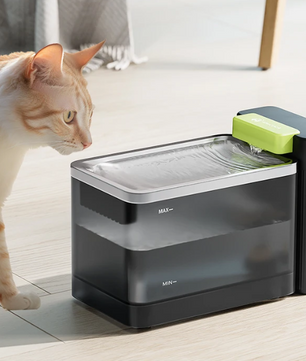 Katten Drinkfontein 3,3L – Roestvrijstaal & Ultrafiltratietechnologie