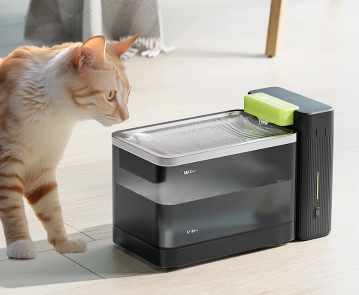 Katten Drinkfontein 3,3L – Roestvrijstaal & Ultrafiltratietechnologie