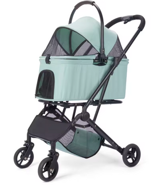 Opvouwbare Hondenwagen – Draagbare Kinderwagen met Mand voor Huisdieren