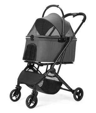 Opvouwbare Hondenwagen – Draagbare Kinderwagen met Mand voor Huisdieren