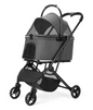 Opvouwbare Hondenwagen – Draagbare Kinderwagen met Mand voor Huisdieren