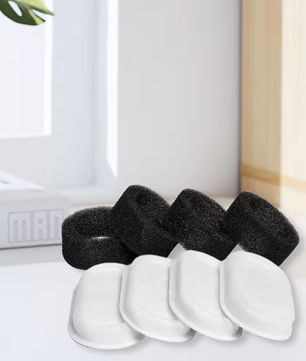 Kat Waterfontein Filters – 4/8 Stuks Vervangingsset met Voorfilterspons, Hygiënisch en Veilig