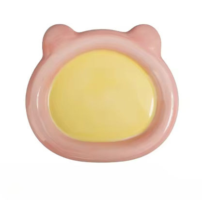Cartoon Keramische Katten- en Hondenvoerbak – 15×15 cm, Duurzaam & Hygiënisch