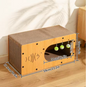 Kattenhuis met Krabplank – Houten Scratcher Box 60×30×29 cm