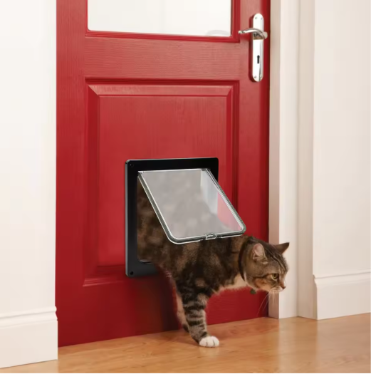 Kattendeur voor Binnen en Buiten – Vrije Toegang voor Katten en Kleine Honden, ABS Kunststof