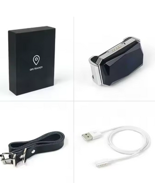 Slimme GPS Huisdiertracker – Waterdichte Locator met Halsband & App Bediening