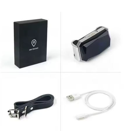 Slimme GPS Huisdiertracker – Waterdichte Locator met Halsband & App Bediening