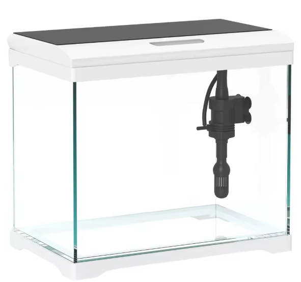 Aquarium 17L met LED & Filtersysteem – Compact Tropisch Aquarium met Waterpomp