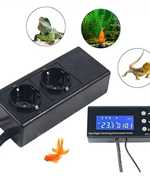 Digitale LCD Thermostaat voor Aquarium & Terrarium – Temperatuurregelaar met Schakelaar