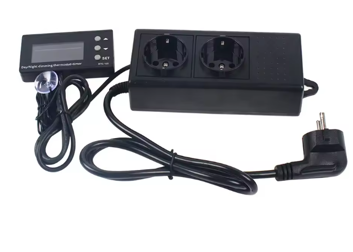 Digitale LCD Thermostaat voor Aquarium & Terrarium – Temperatuurregelaar met Schakelaar