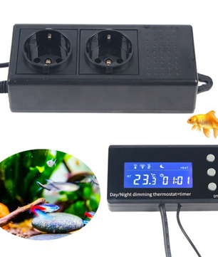 Digitale LCD Thermostaat voor Aquarium & Terrarium – Temperatuurregelaar met Schakelaar