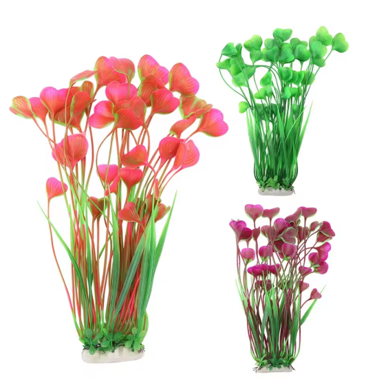 Aquarium Plantornament – Kunstmatige Waterplant van Kunststof, 40 cm