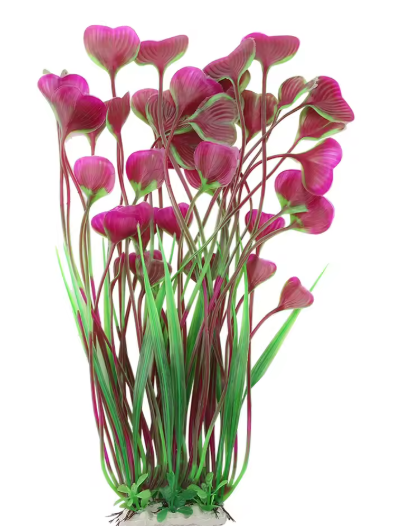 Aquarium Plantornament – Kunstmatige Waterplant van Kunststof, 40 cm
