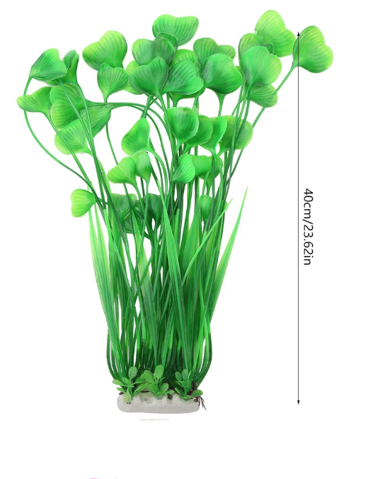 Aquarium Plantornament – Kunstmatige Waterplant van Kunststof, 40 cm
