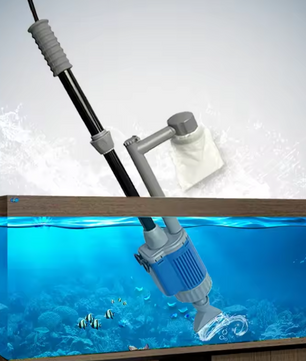 Elektrische Aquarium Waterwisselaar – 28W Pomp & Grindreiniger, Sifon Filter