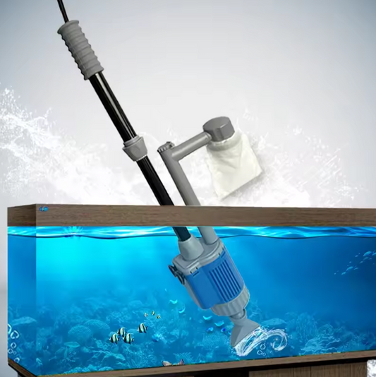 Elektrische Aquarium Waterwisselaar – 28W Pomp & Grindreiniger, Sifon Filter