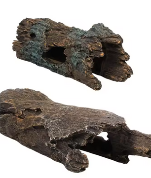Aquarium Schuilplaats Boomstam – Hars Decoratie & Verbergplaats voor Vissen en Reptielen