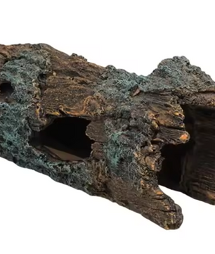 Aquarium Schuilplaats Boomstam – Hars Decoratie & Verbergplaats voor Vissen en Reptielen