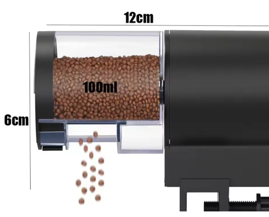Automatische Aquarium Voerautomaat – 100 ml Visvoerdispenser met Timer